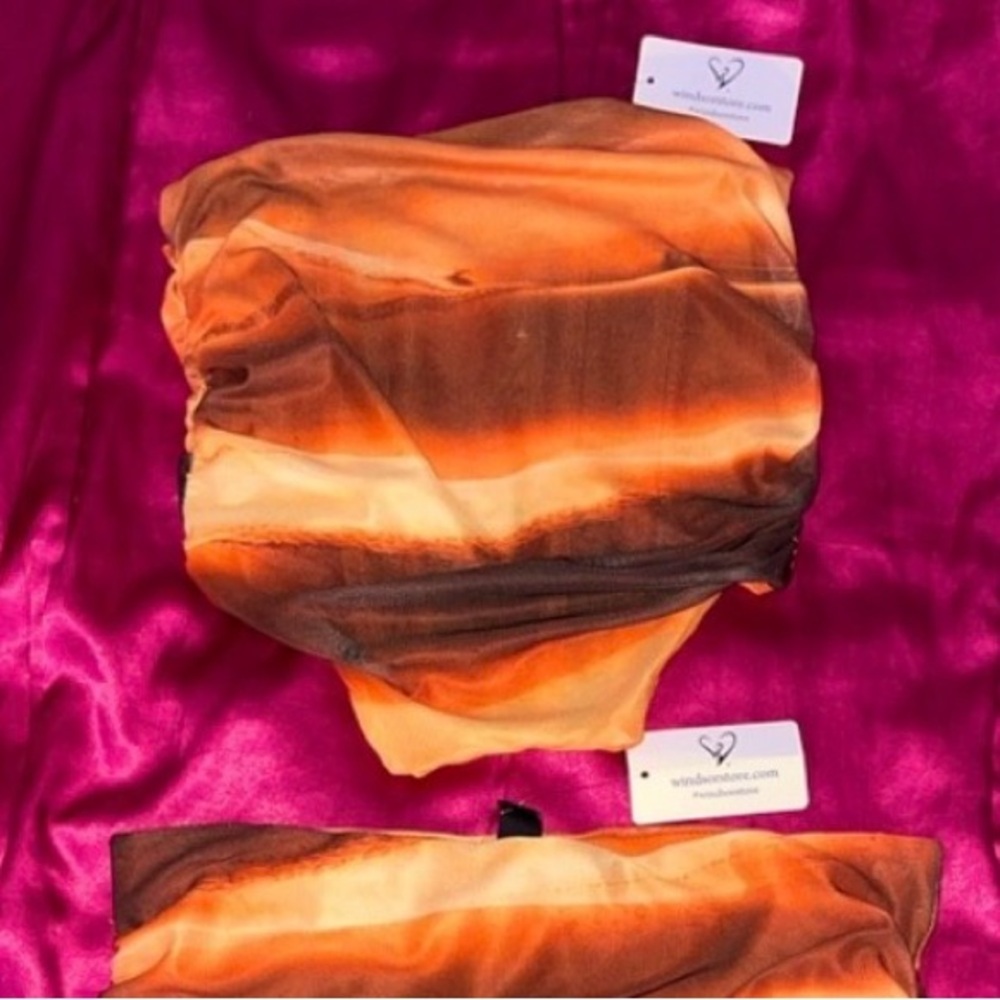 Windsor Orange Sunset Top